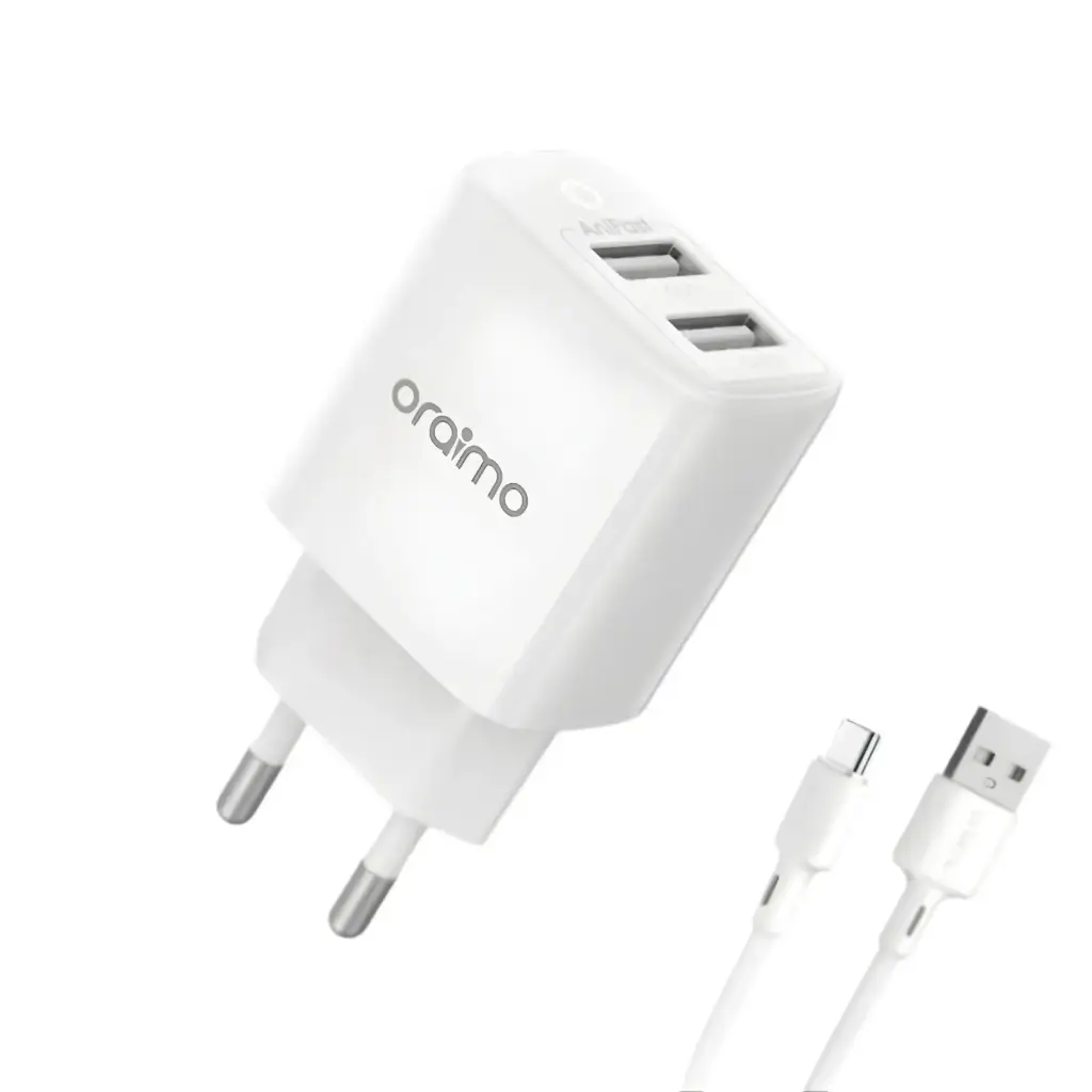 oraimo Firefly 2U 12W Wall Charger Kit