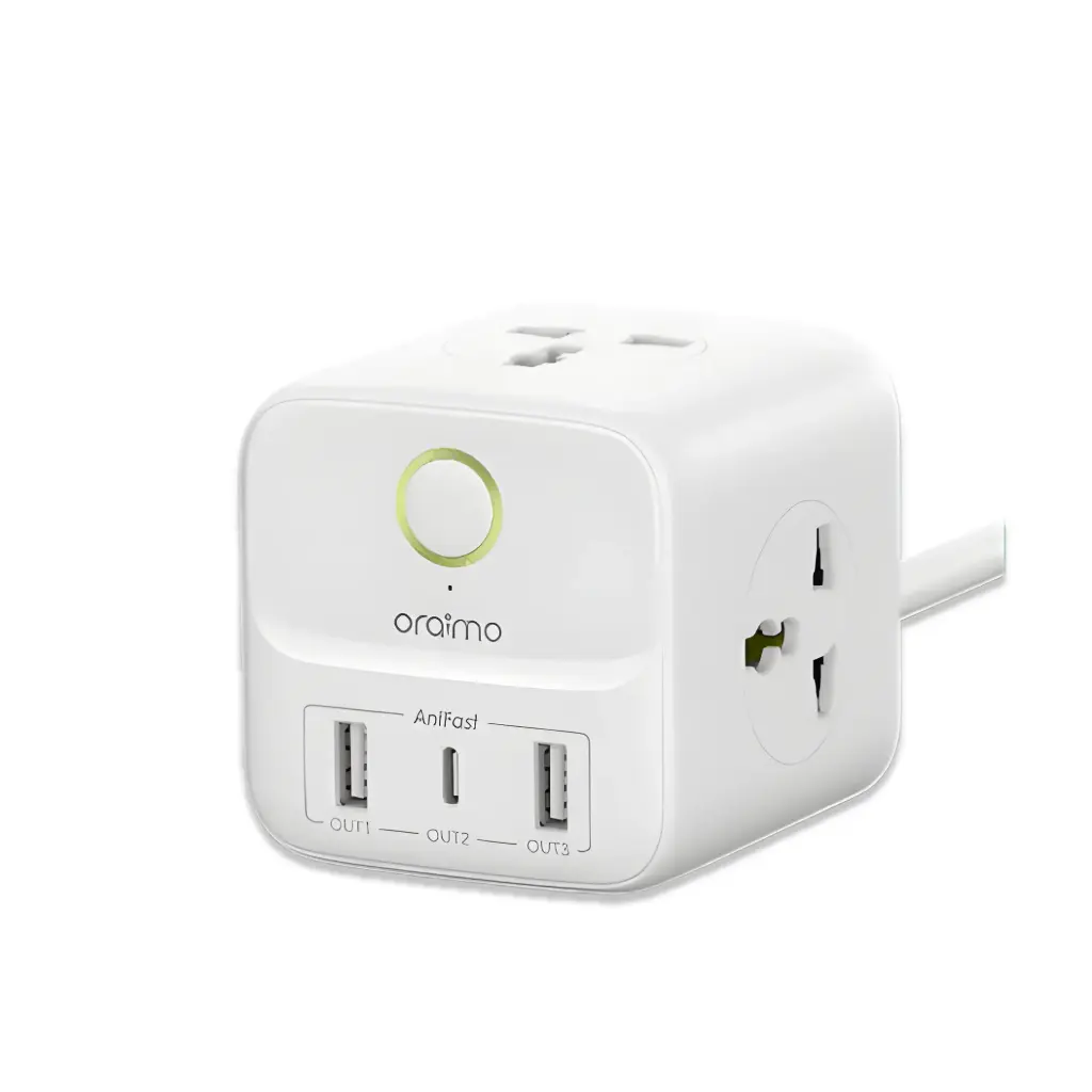 oraimo PowerHub 2 1.5M 6-in-1 Power Cube