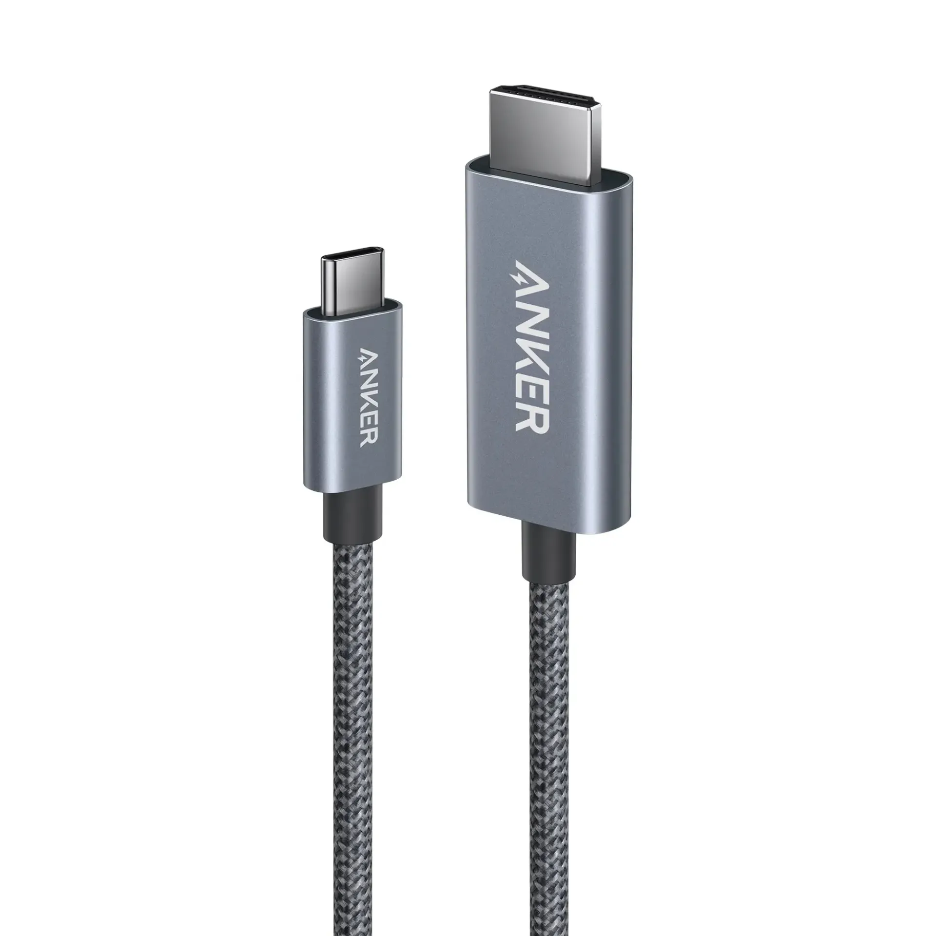Anker Nano USB C to HDMI Cable 6ft 4K@60Hz Ultra Fast Braided Nylon Adapter Cable