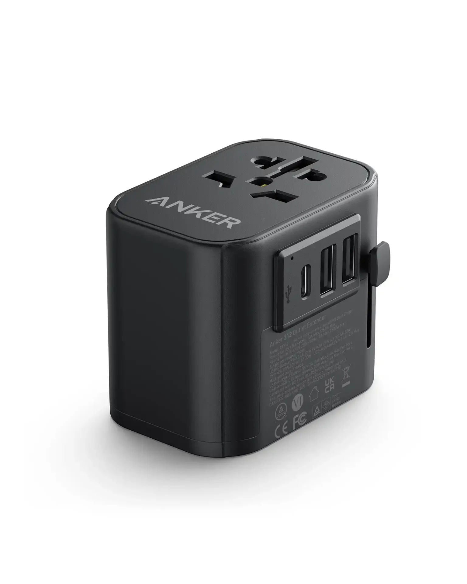 Anker 312 PowerExtend USB-C Travel Adapter 30W - A9212K11